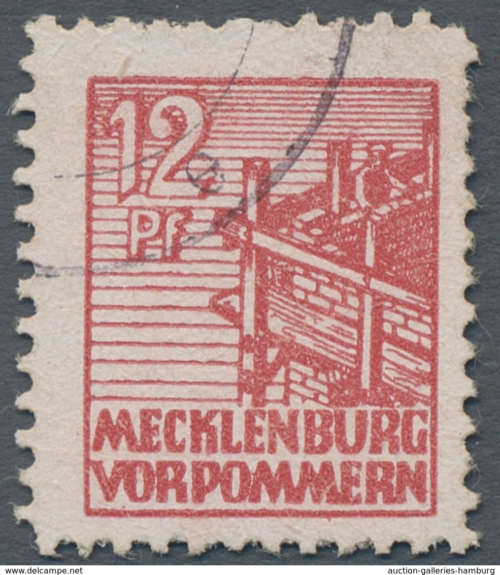 Sowjetische Zone - Mecklenburg-Vorpommern: 1945-46, postfrische und gestempelte Spezialsammlung im L