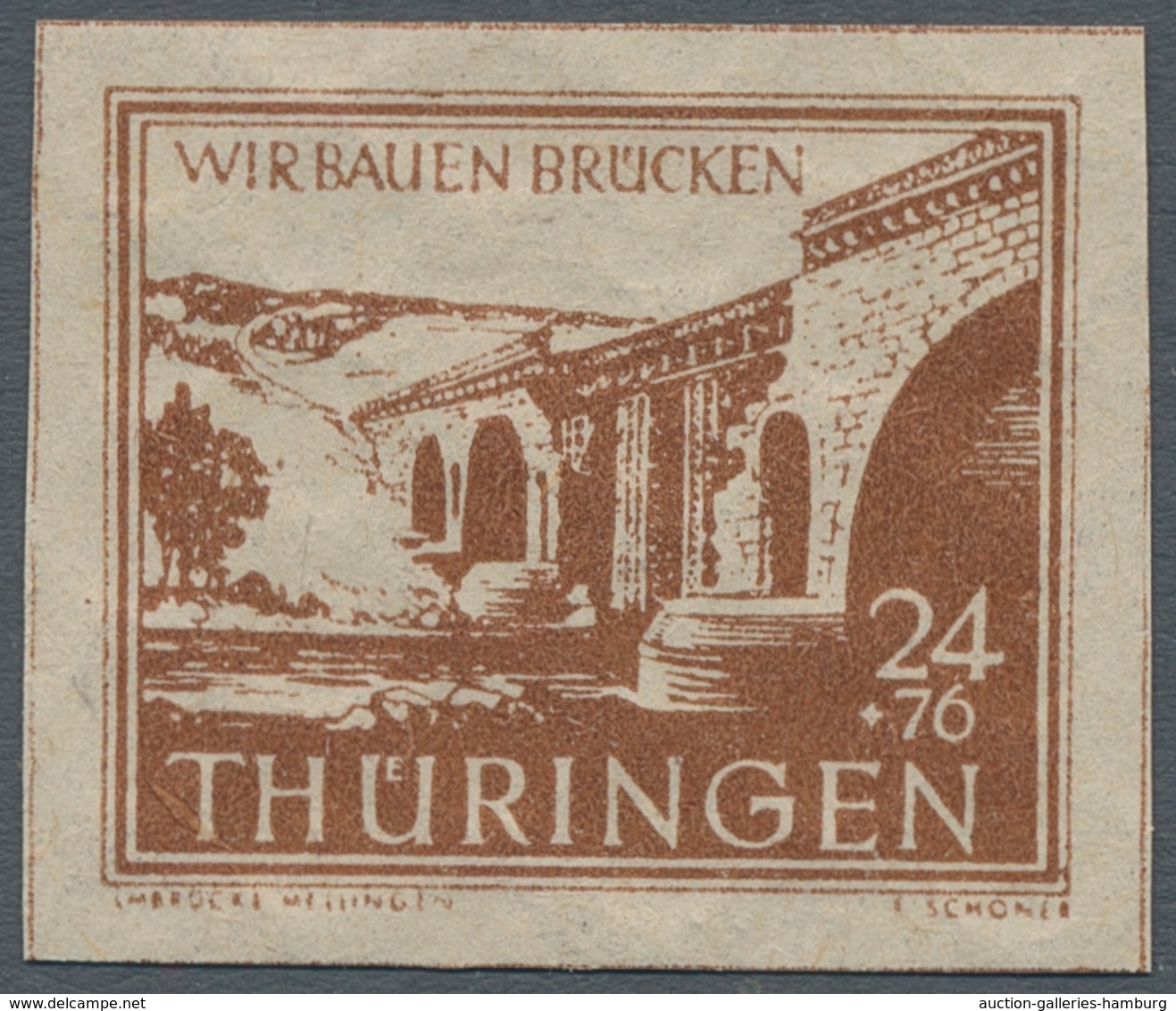 Sowjetische Zone - Thüringen: 1945-46, Postfrische Und Gestempelte Spezialsammlung Im Lindner-T-Albu - Otros & Sin Clasificación