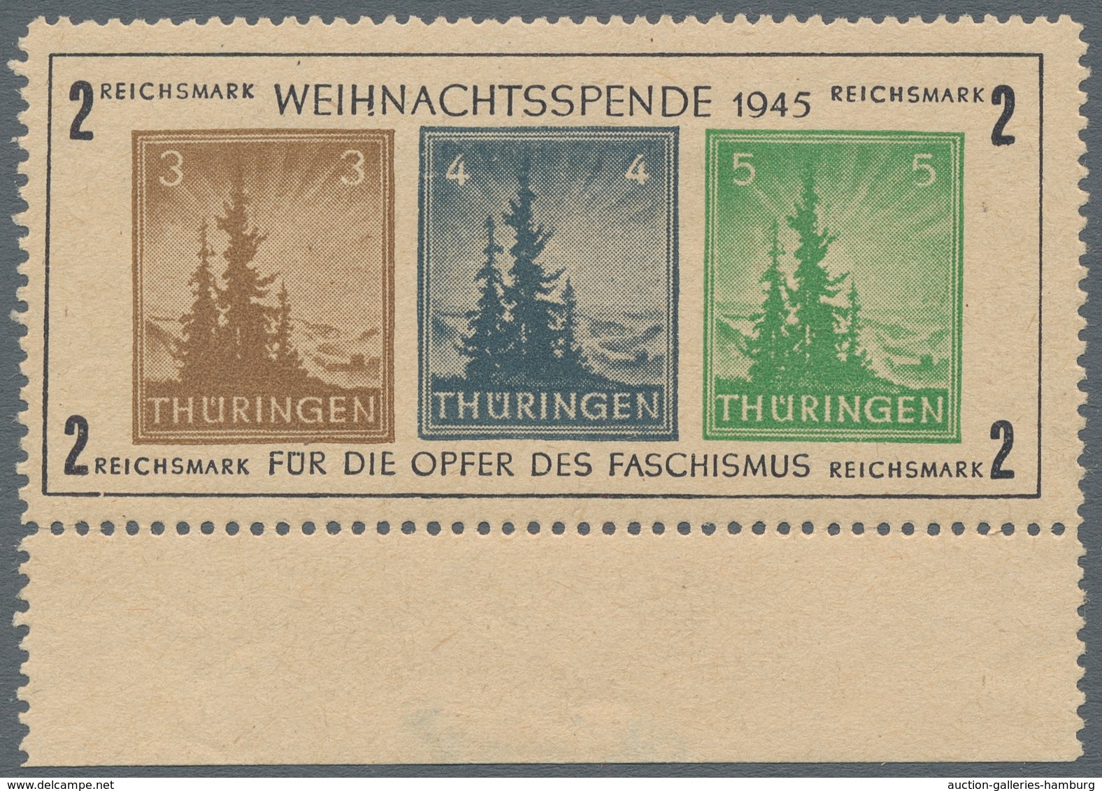 Sowjetische Zone - Thüringen: 1945-46, postfrische und gestempelte Spezialsammlung im Lindner-T-Albu