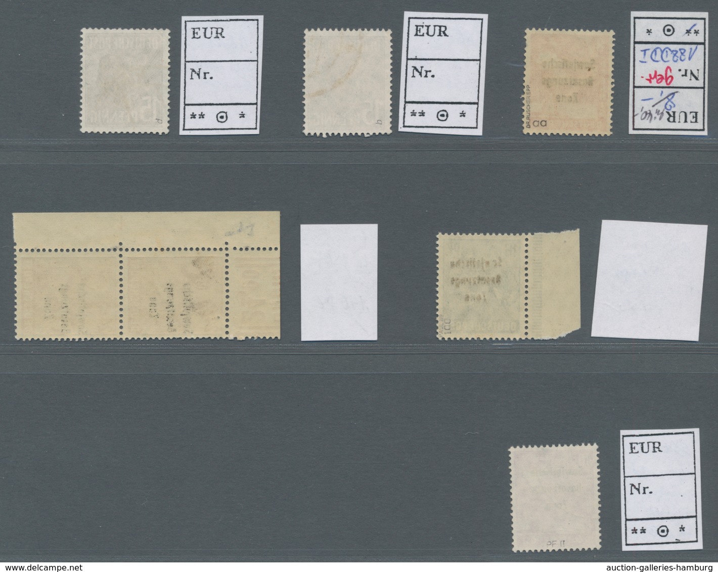 Sowjetische Zone - Allgemeine Ausgaben: 1948, Maschinenaufdruck Allgemeine Ausgabe, Kleines Lot Aus - Other & Unclassified