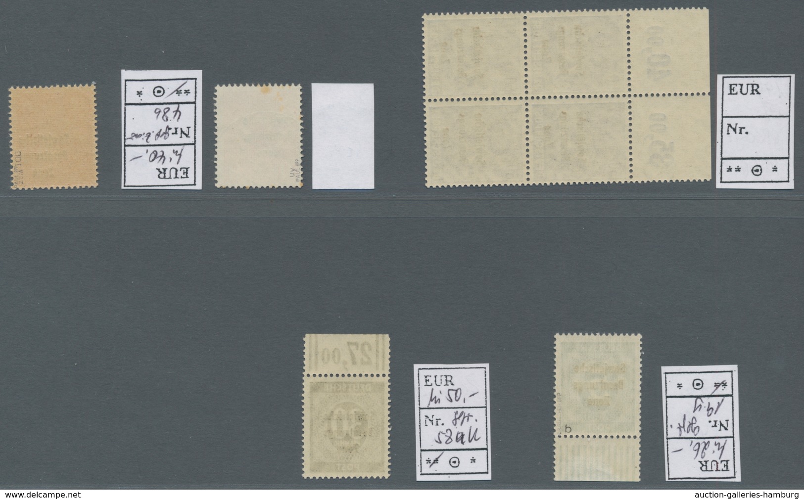 Sowjetische Zone - Allgemeine Ausgaben: 1948, Maschinenaufdruck Allgemeine Ausgabe, Kleines Lot Aus - Other & Unclassified