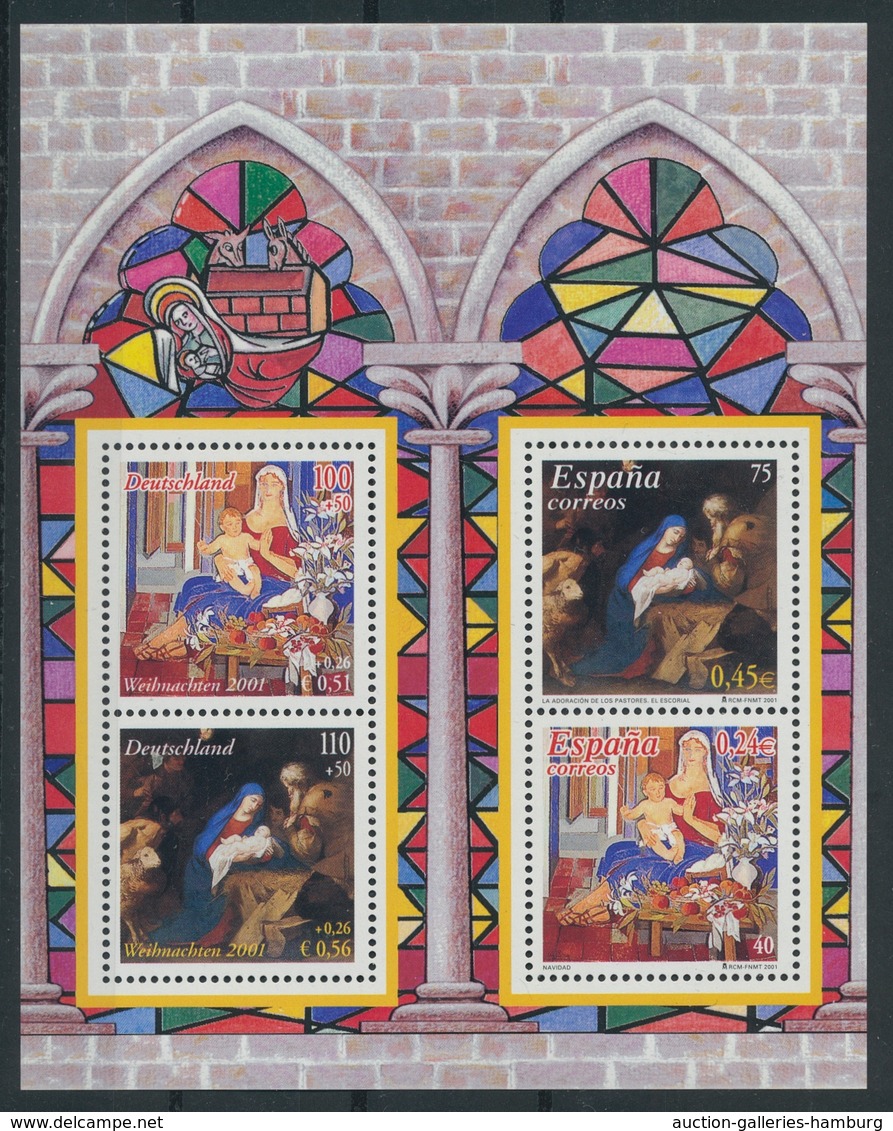 Bundesrepublik Deutschland: 1980-2002, Besonderheiten-Partie Auf Stecktafeln - Mi-Nr. 1058 Im Postfr - Used Stamps