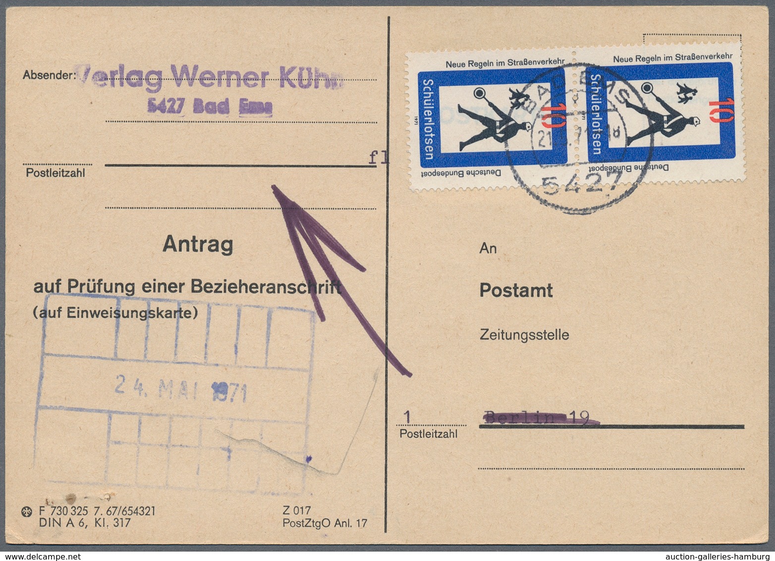 Bundesrepublik Deutschland: 1948/85 (ca.), Posten von ca. 60 aussergewöhnlichen ehemaligen Einzellos