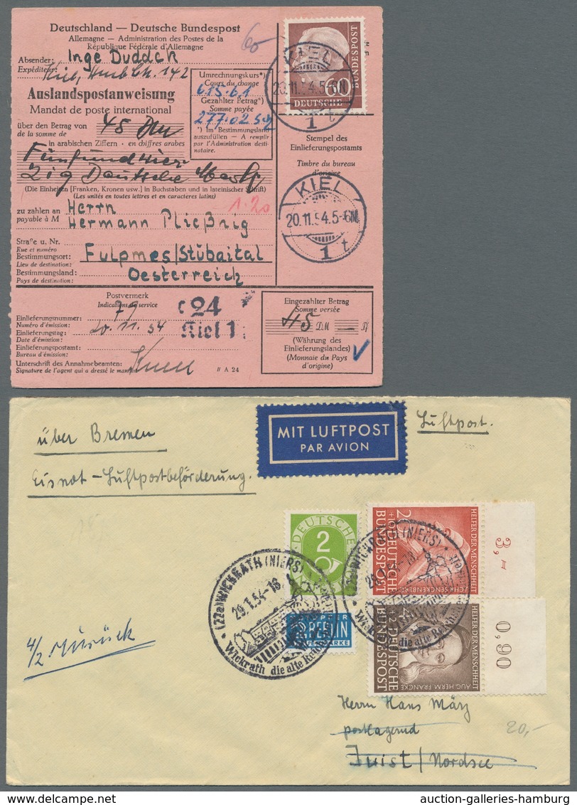 Bundesrepublik Deutschland: 1949-2007, Partie Von Etwa 65 Belegen In Einem Album Mit Blocks, FDC, Ga - Used Stamps