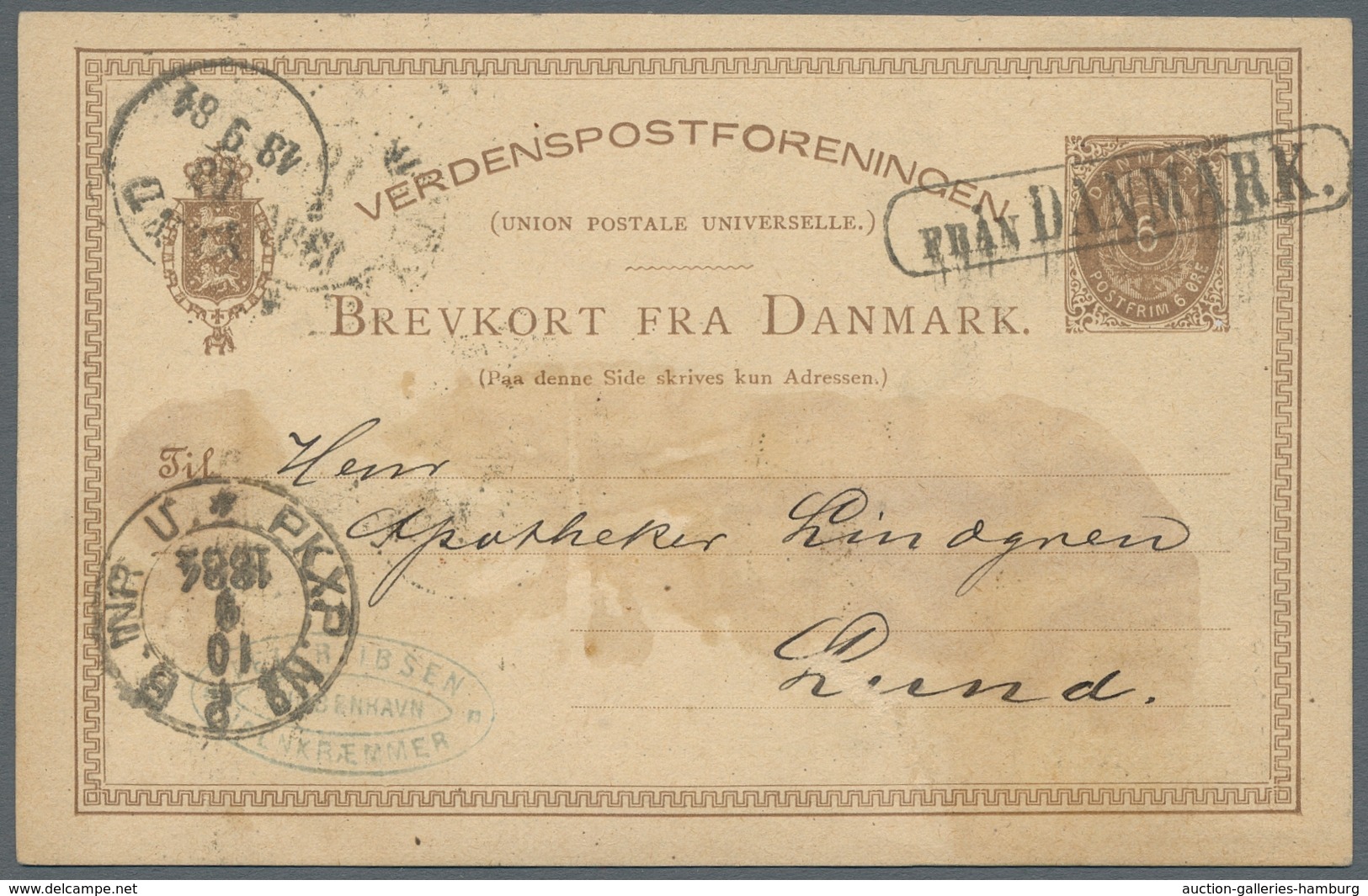 Dänemark: 1854-1884, Partie ab Mi.Nr.1 (2 Stück) mit 25 klassischen Belegen mit verschiedenen Nummer