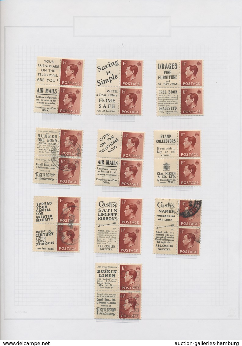 Großbritannien: 1936/1951, King Edward VIII./King George VI., Excessively Specialised Collection Of - Other & Unclassified