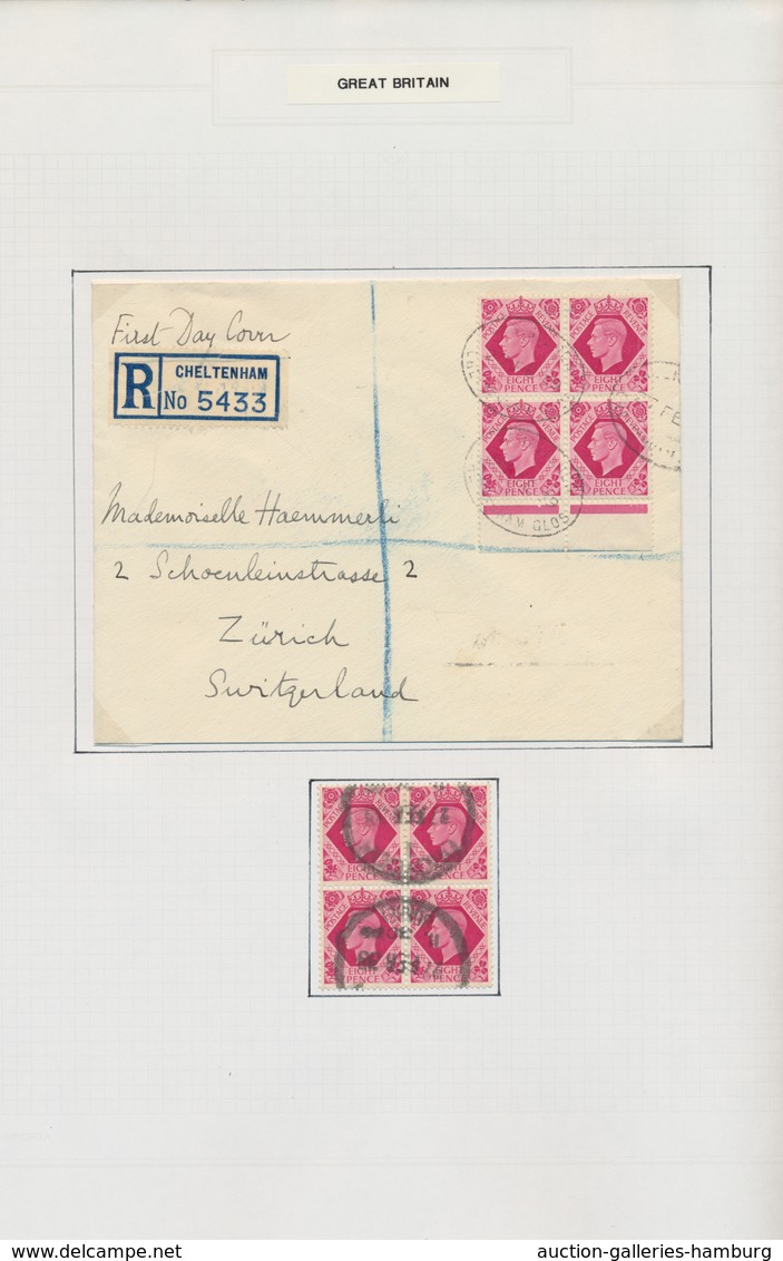 Großbritannien: 1936/1951, King Edward VIII./King George VI., Excessively Specialised Collection Of - Other & Unclassified