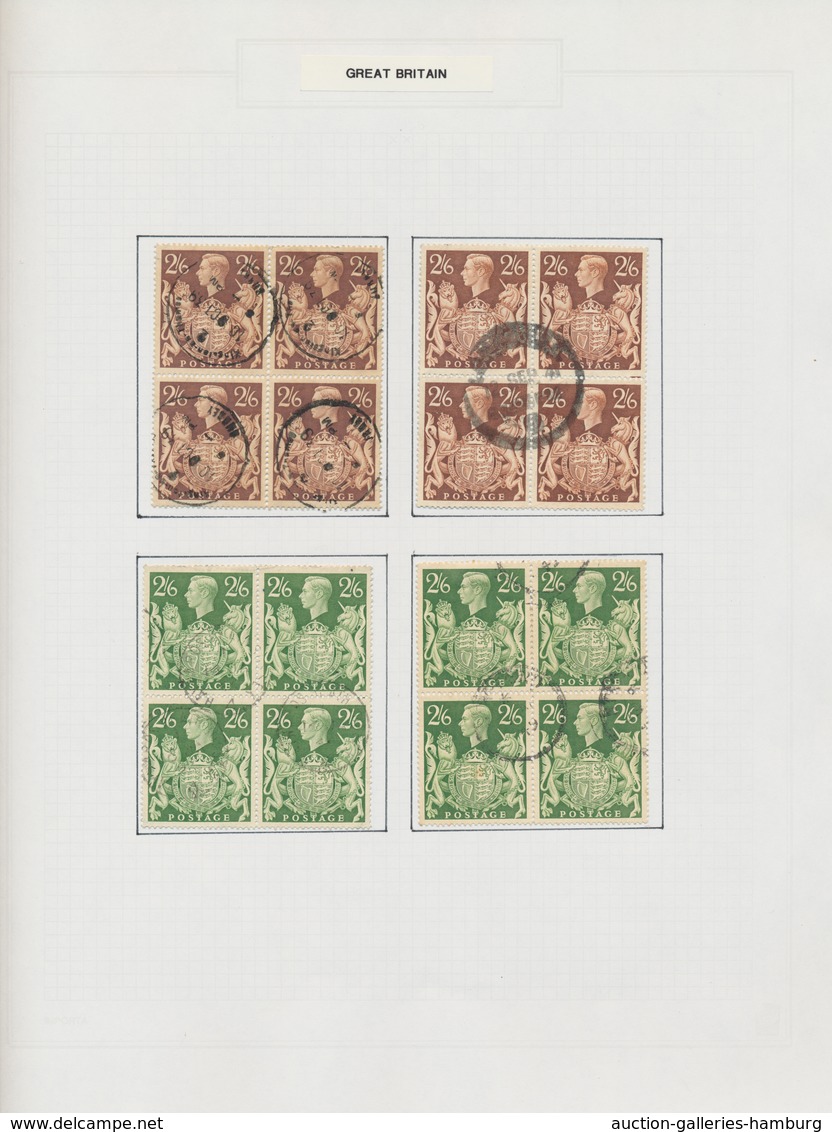 Großbritannien: 1936/1951, King Edward VIII./King George VI., excessively specialised collection of