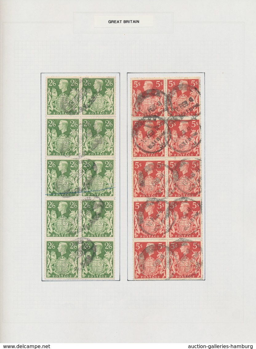 Großbritannien: 1936/1951, King Edward VIII./King George VI., excessively specialised collection of