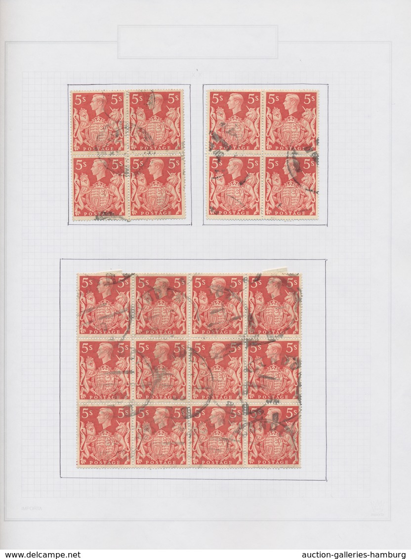 Großbritannien: 1936/1951, King Edward VIII./King George VI., excessively specialised collection of