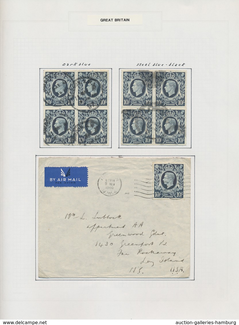 Großbritannien: 1936/1951, King Edward VIII./King George VI., excessively specialised collection of