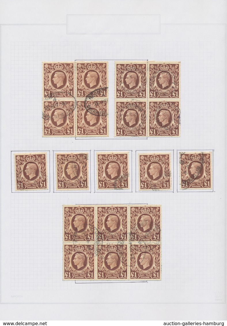 Großbritannien: 1936/1951, King Edward VIII./King George VI., excessively specialised collection of