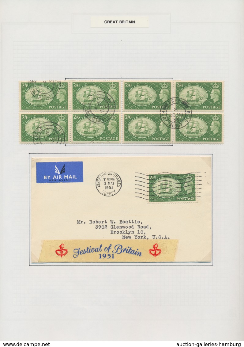 Großbritannien: 1936/1951, King Edward VIII./King George VI., excessively specialised collection of