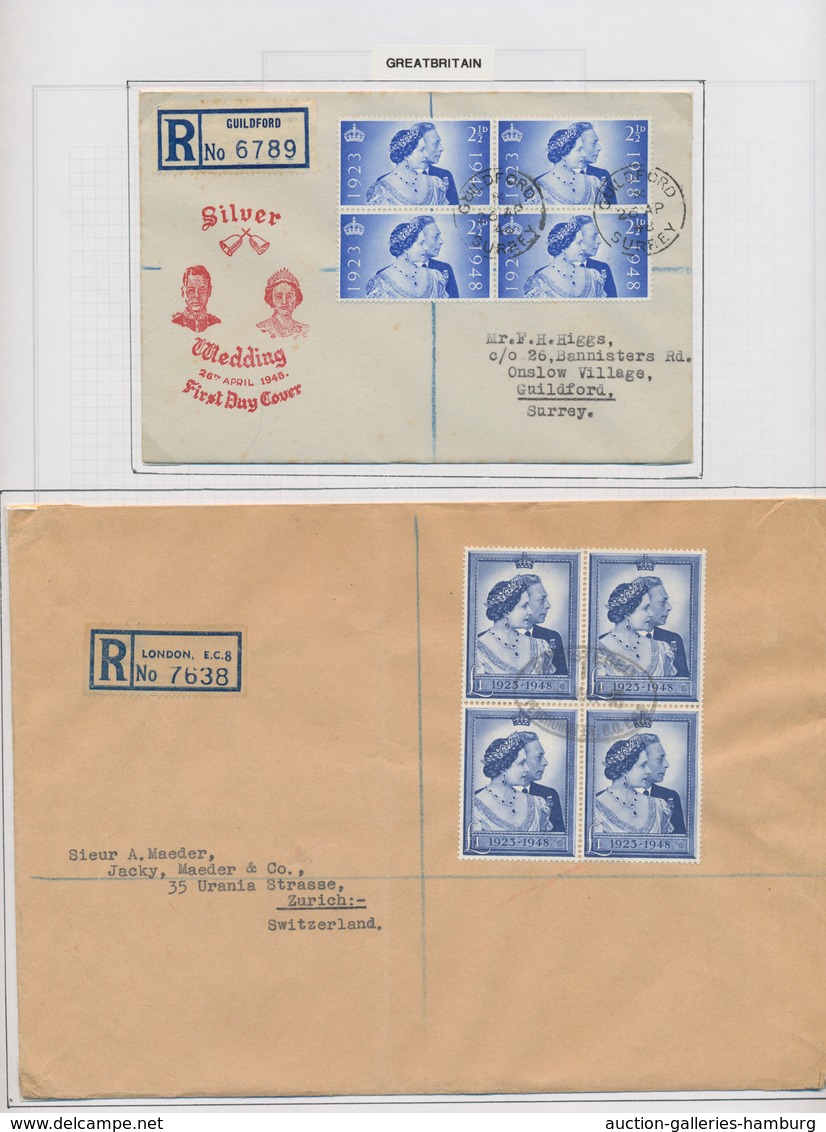 Großbritannien: 1936/1951, King Edward VIII./King George VI., excessively specialised collection of