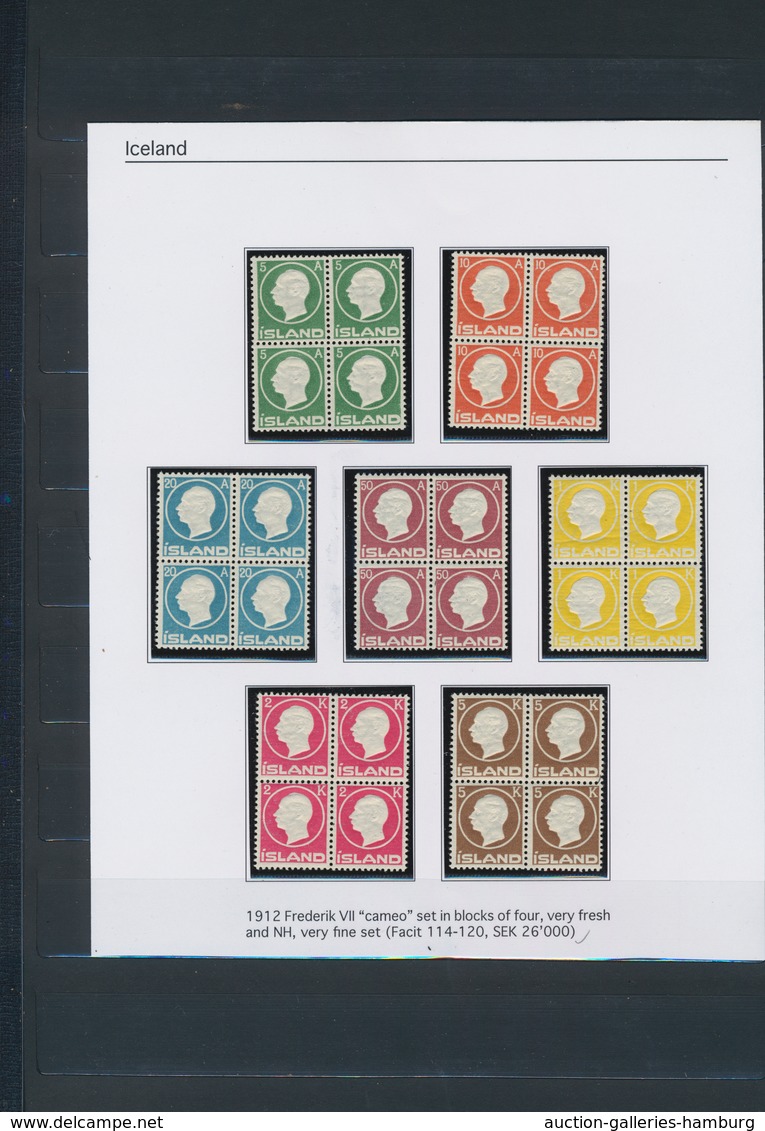 Island: 1873-1952, Comprehensive Holding Of Only Better Complete Sets Or Better Single Values Starti - Other & Unclassified