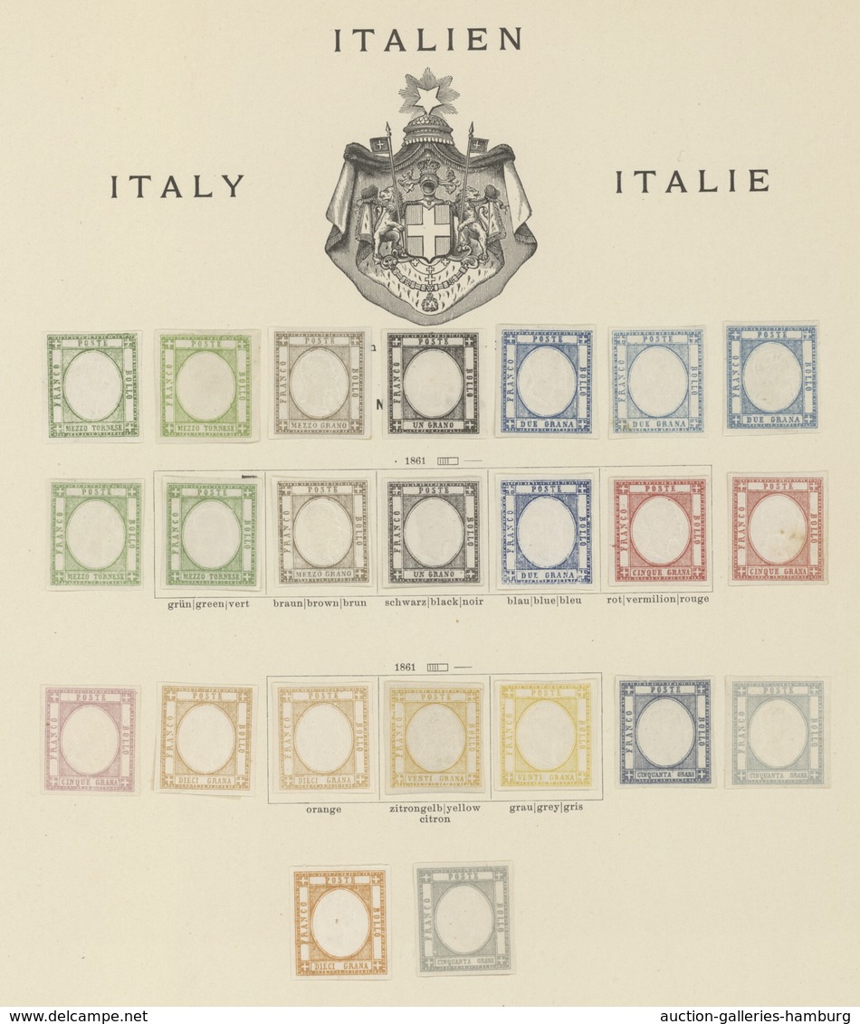 Italien - Altitalienische Staaten: Neapel: 1861, Issue For The Neapolitan Province, A Splendid Mint - Neapel