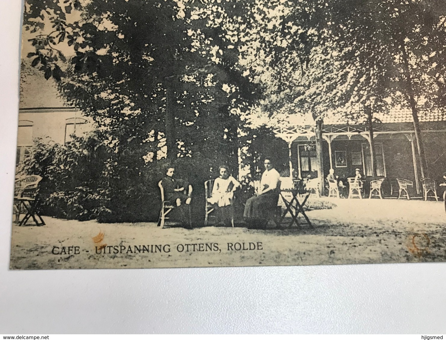 Netherlands Nederland Rolde Drenthe Cafe Uitspanning Ottens Terrace Terrasse Bicycle 11545 Post Card Postkarte POSTCARD - Rolde