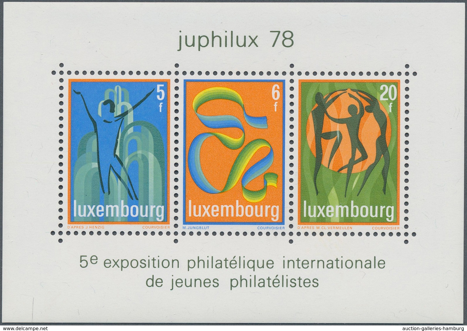 Luxemburg: 1939/1990, duplicated accumulation of the MINIATURE SHEETS in different quantities incl.