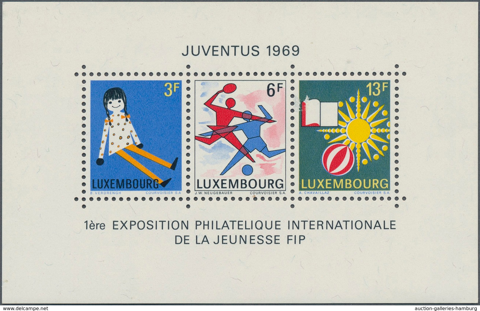 Luxemburg: 1939/1990, duplicated accumulation of the MINIATURE SHEETS in different quantities incl.