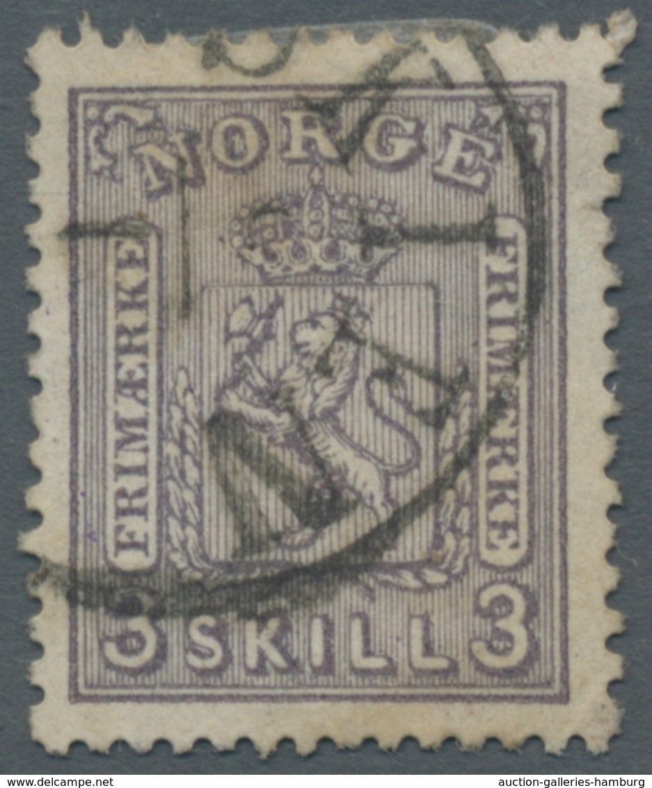 Norwegen: 1855 Bis Ca. 1994, Saubere, Bis Auf Nr.1 (angeschnitten) Komplette Sammlung, Ohne 251 Mit - Gebraucht