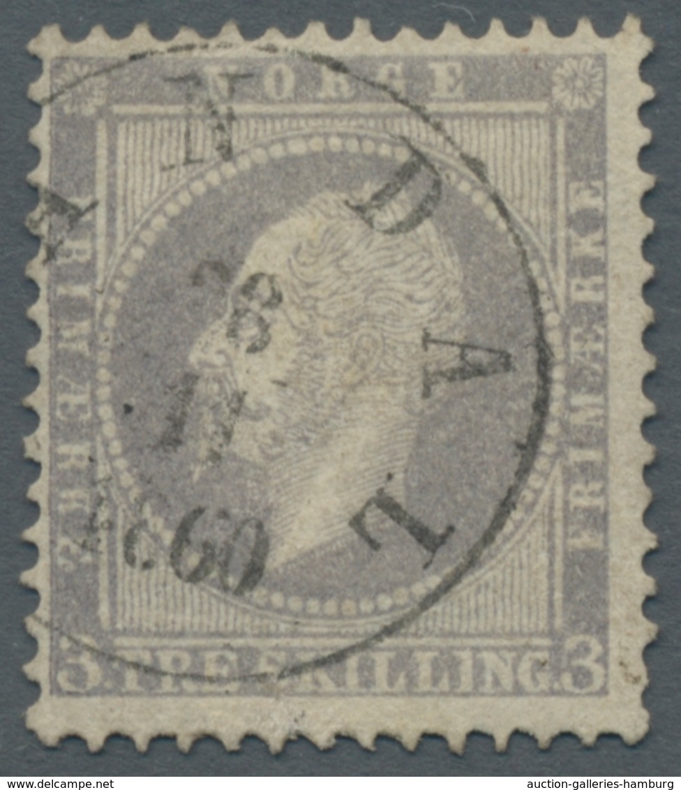 Norwegen: 1855 bis ca. 1994, saubere, bis auf Nr.1 (angeschnitten) komplette Sammlung, ohne 251 mit