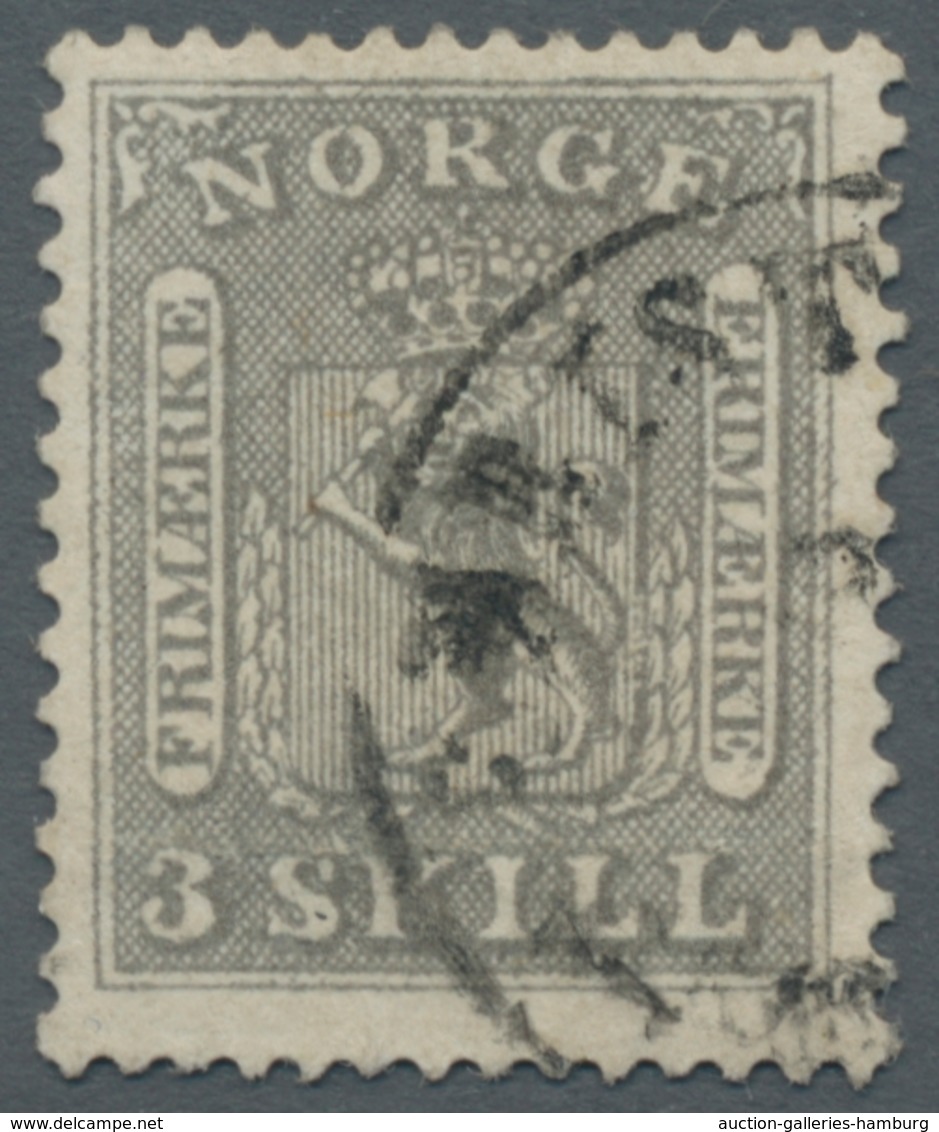 Norwegen: 1855 bis ca. 1994, saubere, bis auf Nr.1 (angeschnitten) komplette Sammlung, ohne 251 mit