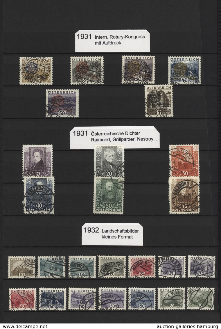 Österreich: 1850-2009, Gestempelte Sammlung Sehr Sauber In Drei E-Büchern Untergebracht, Bis Auf Gan - Used Stamps