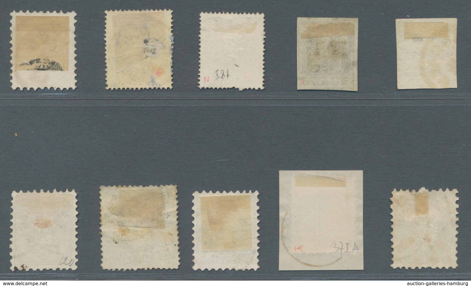 Österreich: 1850 - 1883, Dublettenlot Gestempelt, Sauber Aufbereitet Auf Acht Stecktafeln Quer Durch - Used Stamps