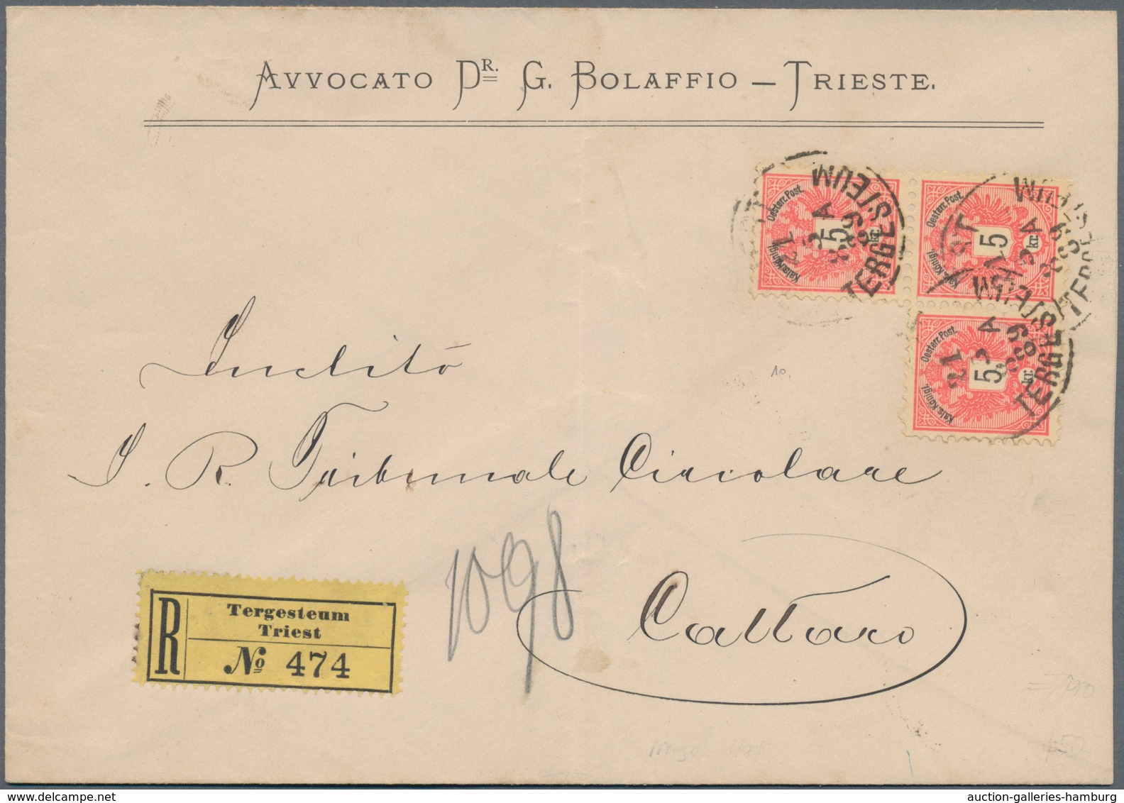 Österreich: 1830/1920 (ca.), Partie von ca. 56 Belegen, dabei etliche markenlose Briefe/Postscheine