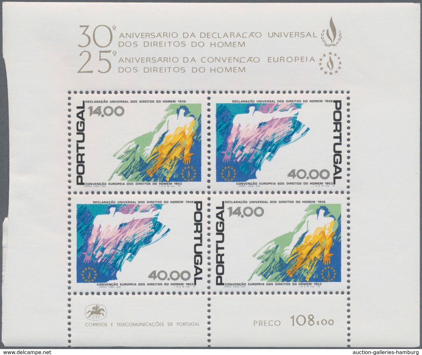 Portugal: 1980/1985, stock of souvenir sheets and sheetlets (of the "azujelo" issues), mint never hi