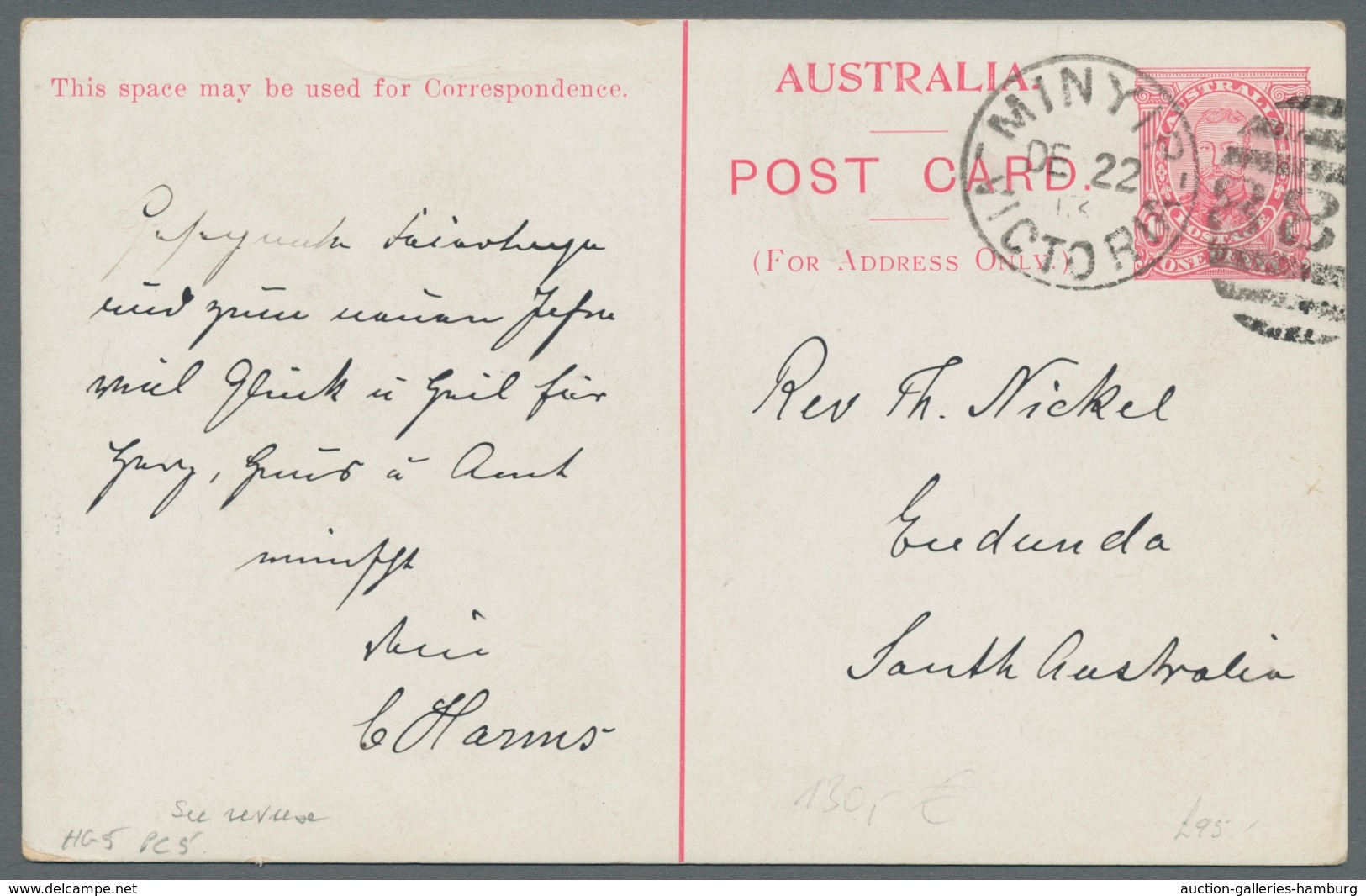 Übersee: 1896-ca 1939 Schöner Kleiner Posten Von 20 Belegen, Dabei Australien Ua. Gründungsdokument - Other & Unclassified