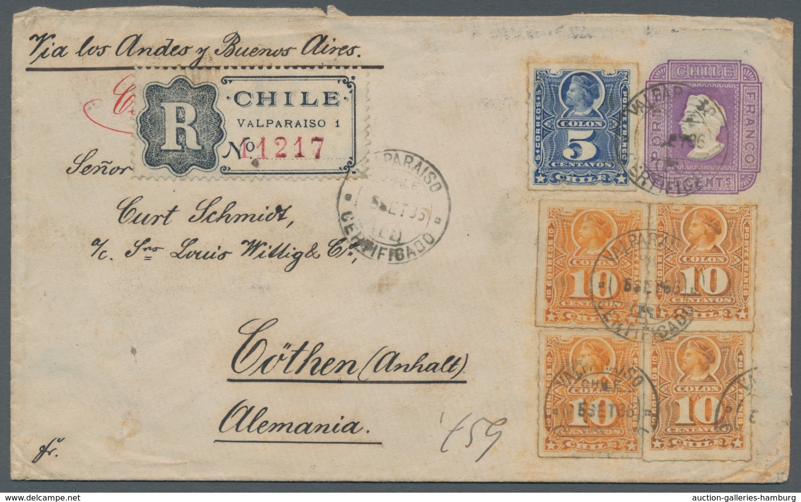 Südamerika: South America 1886/1932ca. Beautiful Lot Of About 60 Letters And Postal Stationary, Whil - Sonstige - Amerika