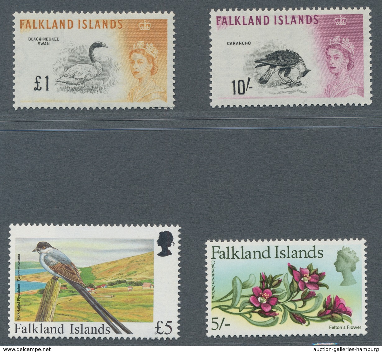 Britische Kolonien: FALKLAND ISLANDS, Complete Collection Housed On A Self Made Leaves Album, Includ - Other & Unclassified