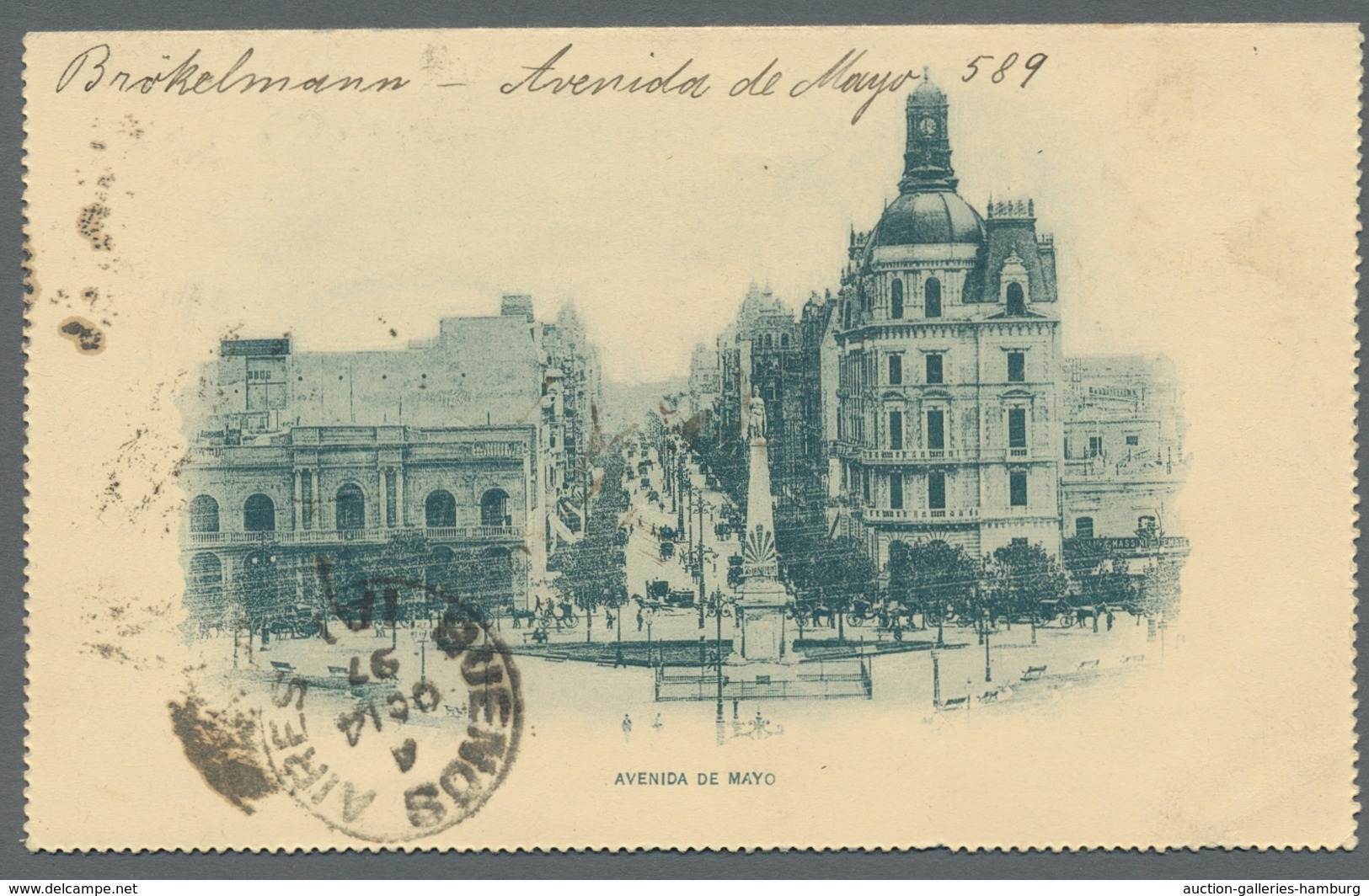 Argentinien: 1897-1908, assembly of 16 postal stationeries allegory of the Republic of Argentina all