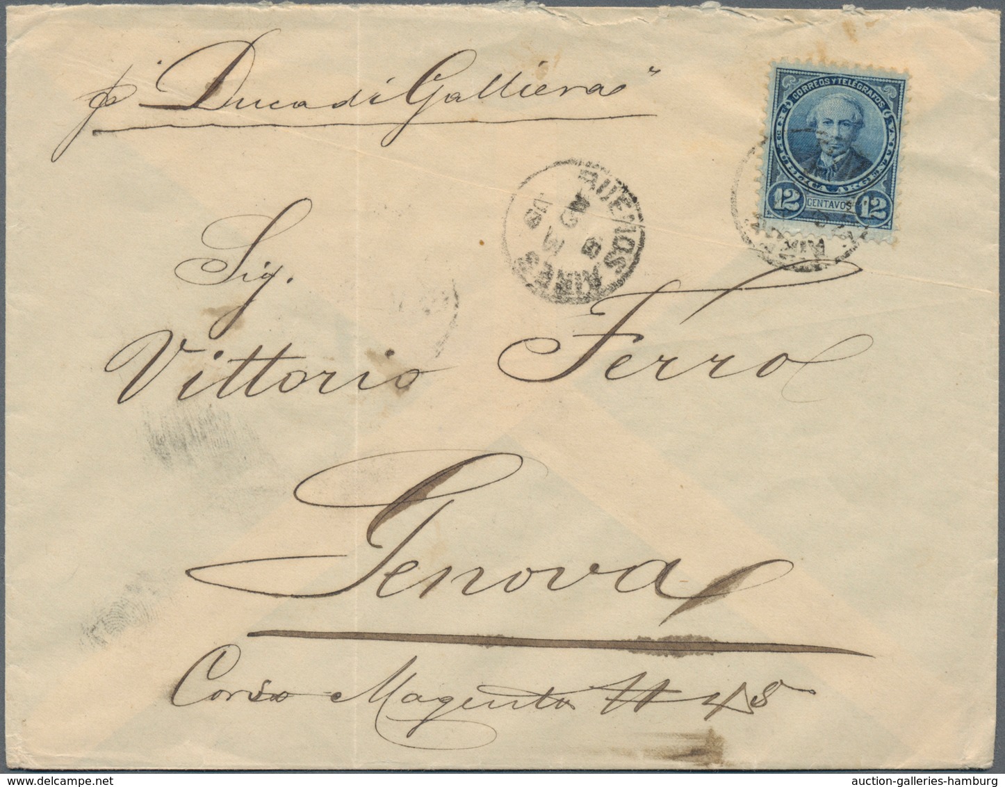 Argentinien: 1879-1900, Group Of 19 Interesting Covers And Postal Stationery Items To Europe Or Boli - Other & Unclassified