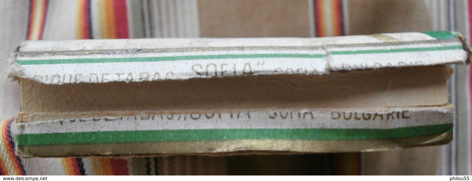 Ancien Paquet De Cigarettes En Carton Djebel FABRIQUE DE TABAC "SOFIA"  -  SOFIA BULGARIE - Etuis à Cigarettes Vides