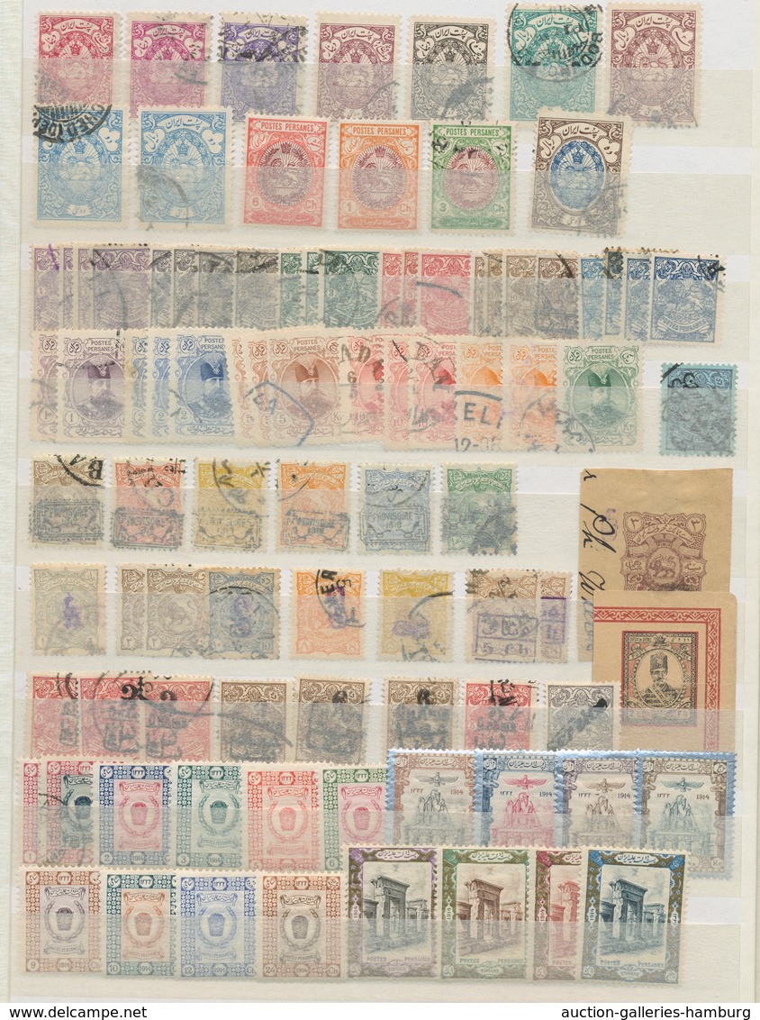 Iran: 1875-1991, Very Appealing, Mostly Cancelled Inventory Persia / Iran From The First Values On S - Iran