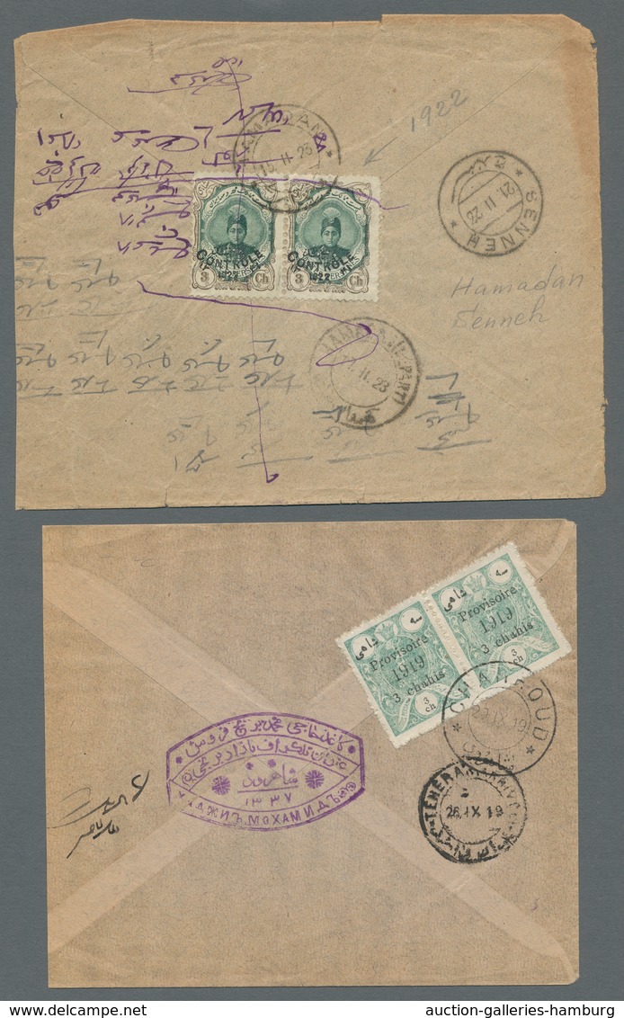 Iran: 1876/1976 (ca.), outstanding accumulation of more than 130 pieces, covers, parcel bills and po