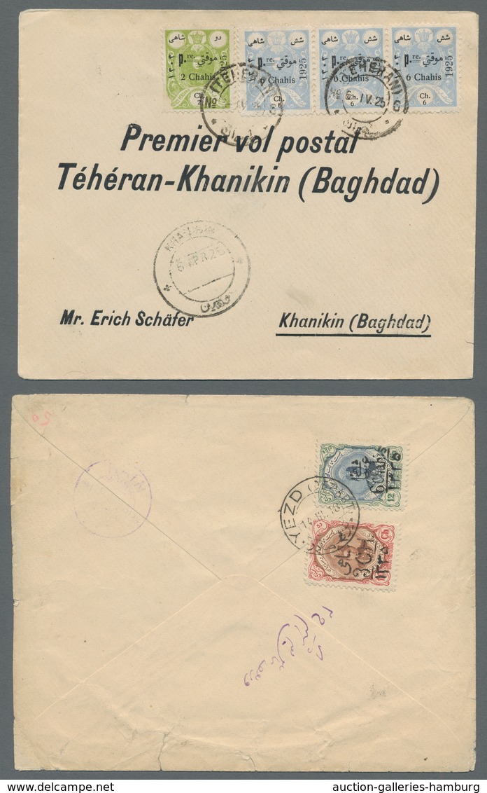 Iran: 1876/1976 (ca.), outstanding accumulation of more than 130 pieces, covers, parcel bills and po