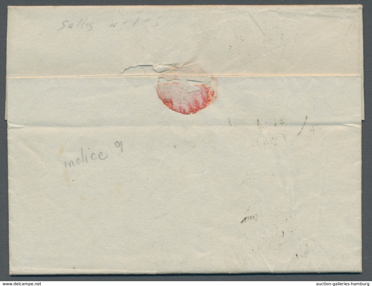 Reunion: 1820-66, Interessante Sammlung Von 122 Markenlosen Altbriefen In Zwei Briefealben Mit Diver - Unused Stamps