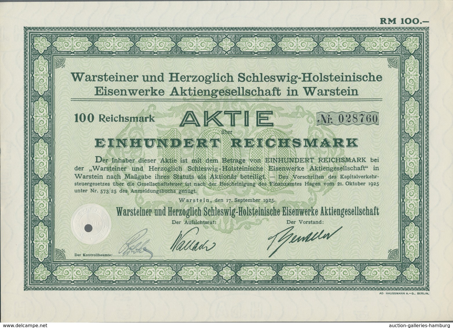 Alte Aktien / Wertpapiere: 1924-1942, Partie Von 9 Aktien Von Diversen Firmen Der Metallindustrie Un - Sonstige & Ohne Zuordnung