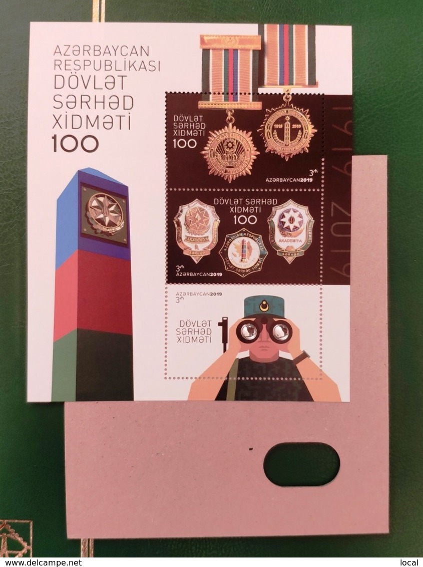 100th ANNIVERSARY OF STATE BORDER SERVICE. Azerbaijan Stamps 2019 Unusual MNH - Azerbeidzjan