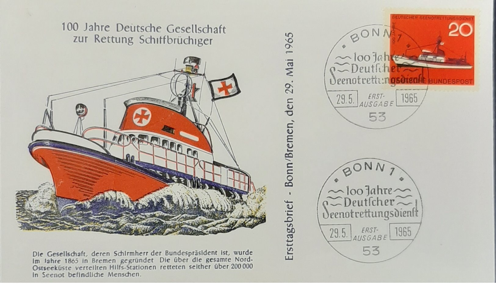 Germany FDC  1965 - Andere & Zonder Classificatie