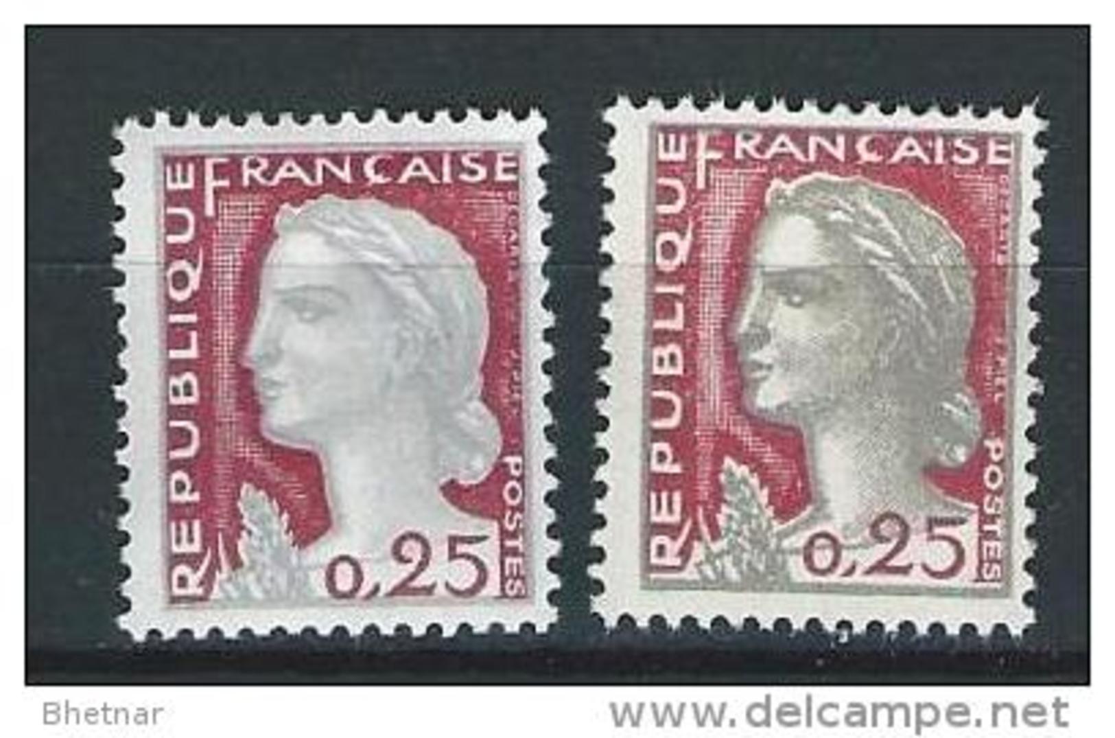 FR YT 1263 Type I & II " Marianne De Decaris " 1960 Neuf** - Nuevos