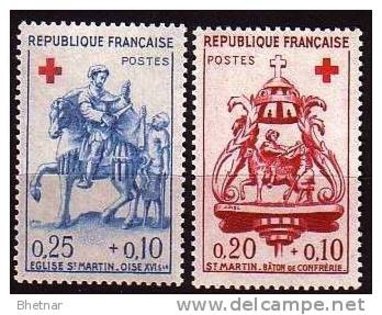 FR YT 1278 & 1279 " Croix Rouge " 1960 Neuf** - Unused Stamps