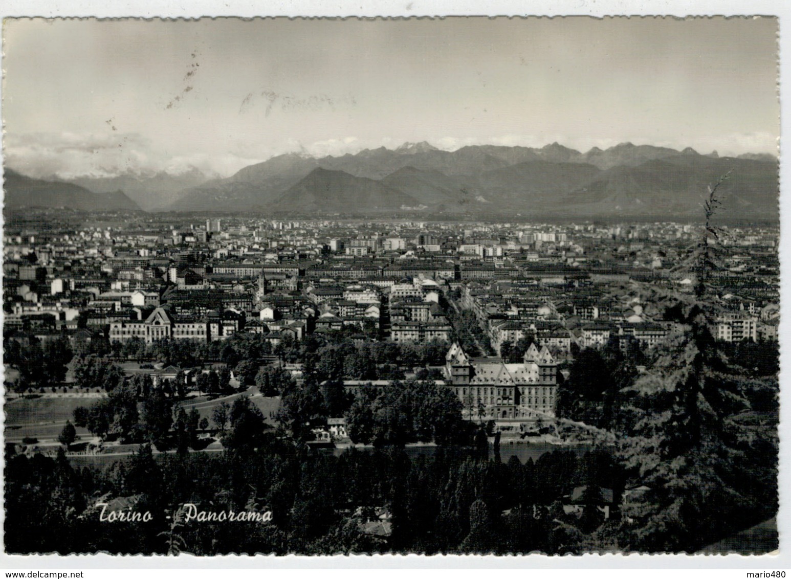 TORINO      PANORAMA          (VIAGGIATA) - Orte & Plätze