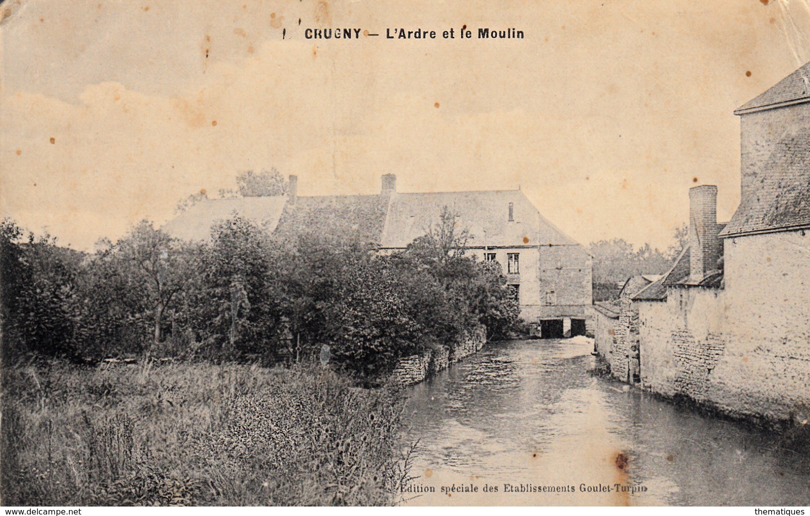 Thematiques 51 Marne Crugny L'Ardre Et Le Moulin - Autres & Non Classés