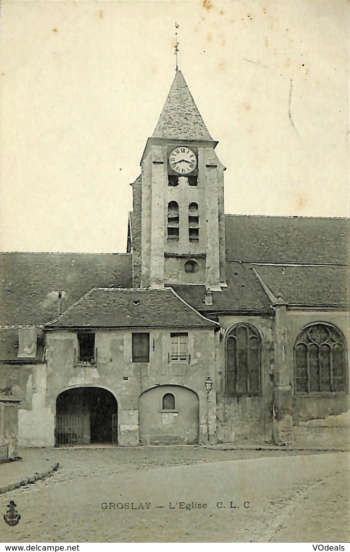 CPA - France - (95) Val D'Oise - Groslay - L'Eglise - Groslay