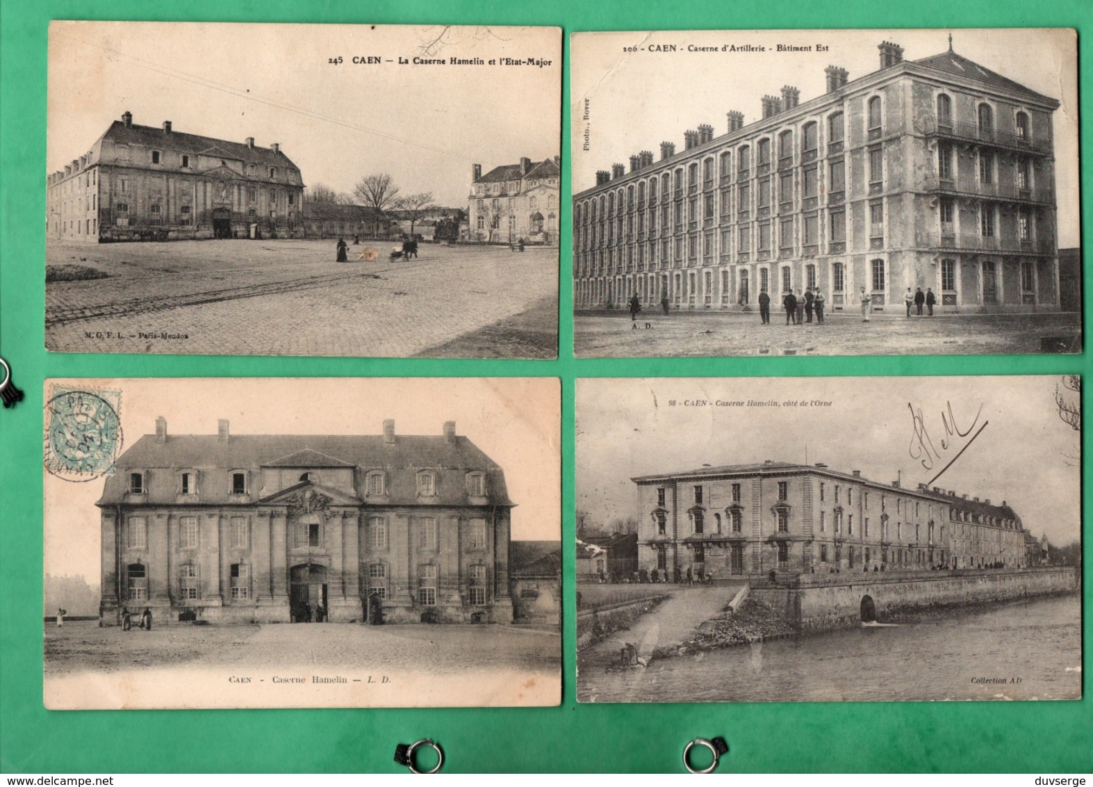 14 Calvados Caen Casernes Lot De 4 Cartes Postales - Caen