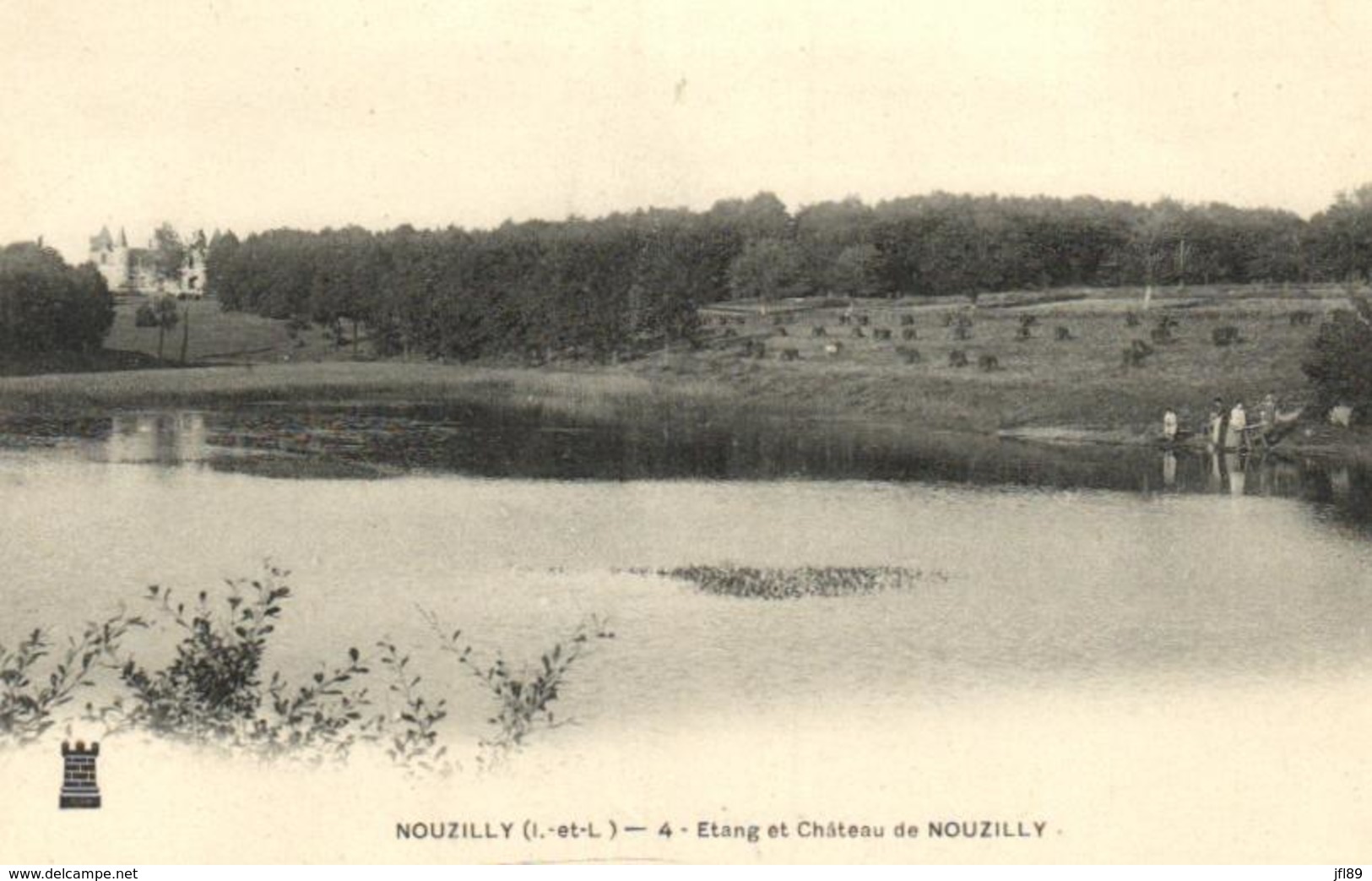 37 - Indre Et Loire - Nouzilly - L'Etang Et Château De Nouzilly - D 0184 - Autres & Non Classés